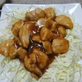 スポボブ's cooksnap of when they made ノンオイルでヘルシー！鶏むね肉の照り焼き.