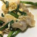 モーリー♪'s cooksnap of when they made ＊めんつゆ＆マヨで！豚肉入りニラ玉＊.