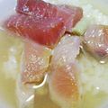 edaedamoroe's cooksnap of when they made まぐろのづけのチン！お茶漬け風.