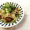 サキコバ's cooksnap of when they made 鶏皮ともやしのポン酢和え（ラー油入り）♡.