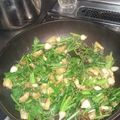 みっちーまうす☆'s cooksnap of when they made かぶの葉の消費に！油揚げ、じゃこの炒め物.