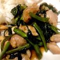 alice_don's cooksnap of when they made 空芯菜と鶏モモのオイスター炒め.
