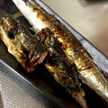 ぴぃのまま's cooksnap of when they made 簡単に美味しくできる魚の塩焼き☆さんま編.