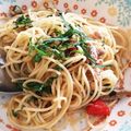 にゃんさん＊＊＊'s cooksnap of when they made 旬✤秋刀魚のオイルソースパスタ.