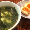 ももいろふらみんご's cooksnap of when they made 簡単っす！ウェイパーで卵ワカメスープ.