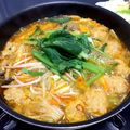 ももーりん's cooksnap of when they made スープまで飲みほす簡単キムチ鍋!!節約!.