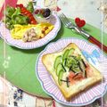 sakuraロゼット's cooksnap of when they made 貝割れピリリ✯炙りたらこ×胡瓜のトースト.