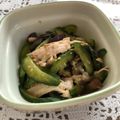 でからびあ1972's cooksnap of when they made 茄子の鶏胸肉の酢の物風さっぱりサラダ！.