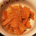 土屋はちまき's cooksnap of when they made レンジで簡単副菜！人参のごま和え.