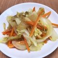 an28na's cooksnap of when they made キャベツ人参の蒸し煮♪カレー風味.
