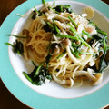 クックHJTK9C☆'s cooksnap of when they made 白だしdeきのこの和風パスタ♬.