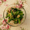 ☆AMR☆'s cooksnap of when they made キヌアと小松菜のお浸し.