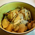 kurukurumin's cooksnap of when they made キク芋（しょうゆ漬）の和え物.