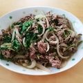 ひーちゃんママ♪'s cooksnap of when they made 孜然羊肉（ラム肉のクミン炒め）.