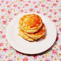 カレンガール's cooksnap of when they made 卵無しのもっちりホットケーキを1人分！.