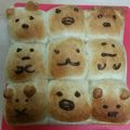 もんちっちキッチン's cooksnap of when they made すみっこぐらし　簡単パンの作り方♪.