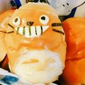 カリカリ梅's cooksnap of when they made キャラ弁☆トトロールパンサンド☆.