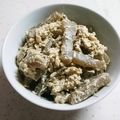 はるこよ's cooksnap of when they made こんにゃくの胡桃入り白和え.
