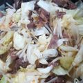マイさんの家's cooksnap of when they made 豚肉のキャベツともやしのピリ辛味噌炒め♪.