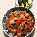 晴～♪'s cooksnap of when they made 里芋と鶏肉と人参の煮物.