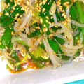 ★オモ's cooksnap of when they made ニラもやしのナムル　100円以下.