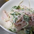 ☆ひ～～～～～☆'s cooksnap of when they made やみつきかいわれ大根（ハムのサラダ）.