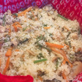 スナール's cooksnap of when they made 蒸し器　山菜おこわ.