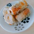 nekoninaru's cooksnap of when they made ちくわの★チーズ入り★磯辺揚げ.