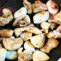 LANAROY's cooksnap of when they made 鶏皮 焼き鳥もどき.