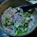 クックBNQ5PD☆'s cooksnap of when they made 炊飯器でさんま粥.