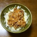 りこまこせいやのパパ's cooksnap of when they made 定番☆簡単☆キャベツたっぷり焼肉丼♪♪.
