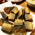 おか～さん's cooksnap of when they made 塩焼きに飽きたら・・・・さんまの唐揚げ♪.