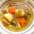 totomamato's cooksnap of when they made 朝の野菜スープ.