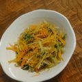 yotu58's cooksnap of when they made お弁当に☆水菜とにんじんのごまあえ.