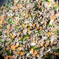 ♪あや★あや♪'s cooksnap of when they made 料理は時短！ストック冷凍ベジタひき肉炒め.