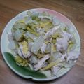 あさき母's cooksnap of when they made もう一品に。小松菜とささみの酒粕ごま和え.