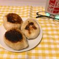 しみぴょんもか応援隊's cooksnap of when they made BPで発酵なし☆ベーコンチーズの簡単パン.