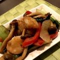 ONE★MAYU★'s cooksnap of when they made 海老と野菜の青じそ炒め.