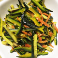 プチシュ's cooksnap of when they made かぼちゃの皮で、甘めなきんぴら♥.
