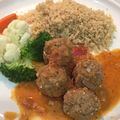 Yooboo's cooksnap of when they made ポルペッティ（肉団子のトマトソース煮込）.