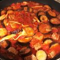 にわかぱりじぇんぬ's cooksnap of when they made フライパンひとつで！牛肉とナスのトマト煮.