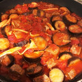 にわかぱりじぇんぬ's cooksnap of when they made フライパンひとつで！牛肉とナスのトマト煮.