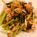 unyory's cooksnap of when they made 豚肉と小松菜のオイスター炒め.