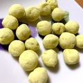 Htm✩'s cooksnap of when they made 赤ちゃんに＊さつまいも ぷにょんとボーロ.