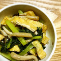 pnkdiamond's cooksnap of when they made ルクエで簡単！小松菜と油揚げの煮浸し.