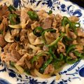 クックT1B87H☆'s cooksnap of when they made 簡単♪豚こまとピーマンの味噌炒め.