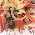 ううたん☆'s cooksnap of when they made 牛肉とパプリカのプルコギ風炒め。.