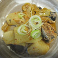 yobibaa's cooksnap of when they made 大根とサバ水煮缶のキムチ煮.