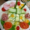 りうﾁｬﾝ's cooksnap of when they made かわいいリボンのハム.