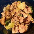 sera1992's cooksnap of when they made 豚肉と茄子とチンゲン菜の味噌炒め.